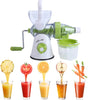 ORIGINAL Healthy Juicer - Wheatgrass & Leafy Green Manual Juicer | Easy-To-Clean Cold Press Juicer