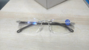 Anti-blue Progressive Far And Near Dual-Use Reading Glasses