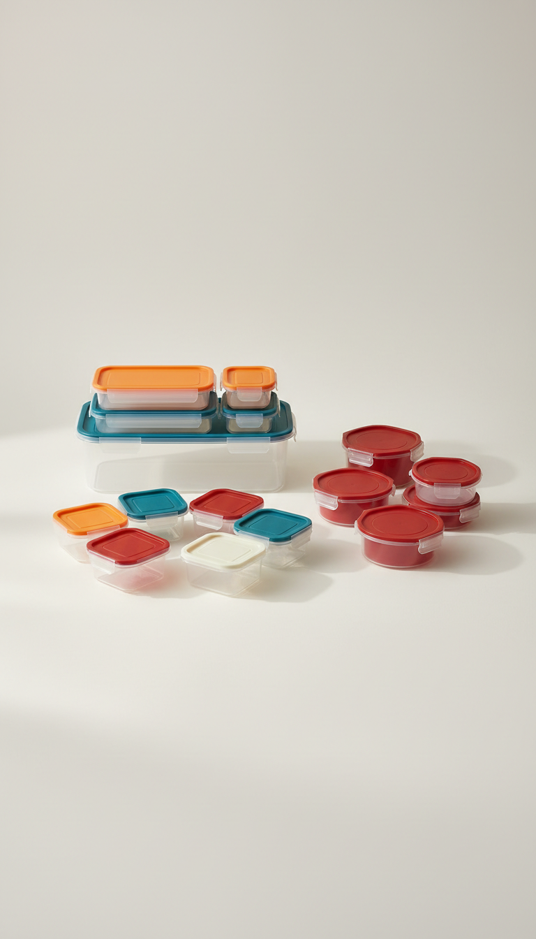 Plastic storage containers multipack