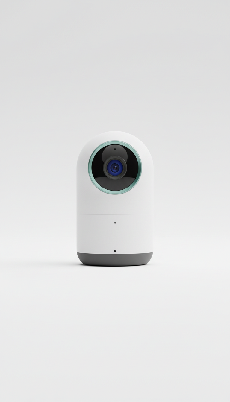 Cloud White smart home camera with Night Vision