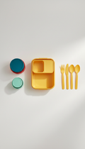 Mango yellow lunchbox set