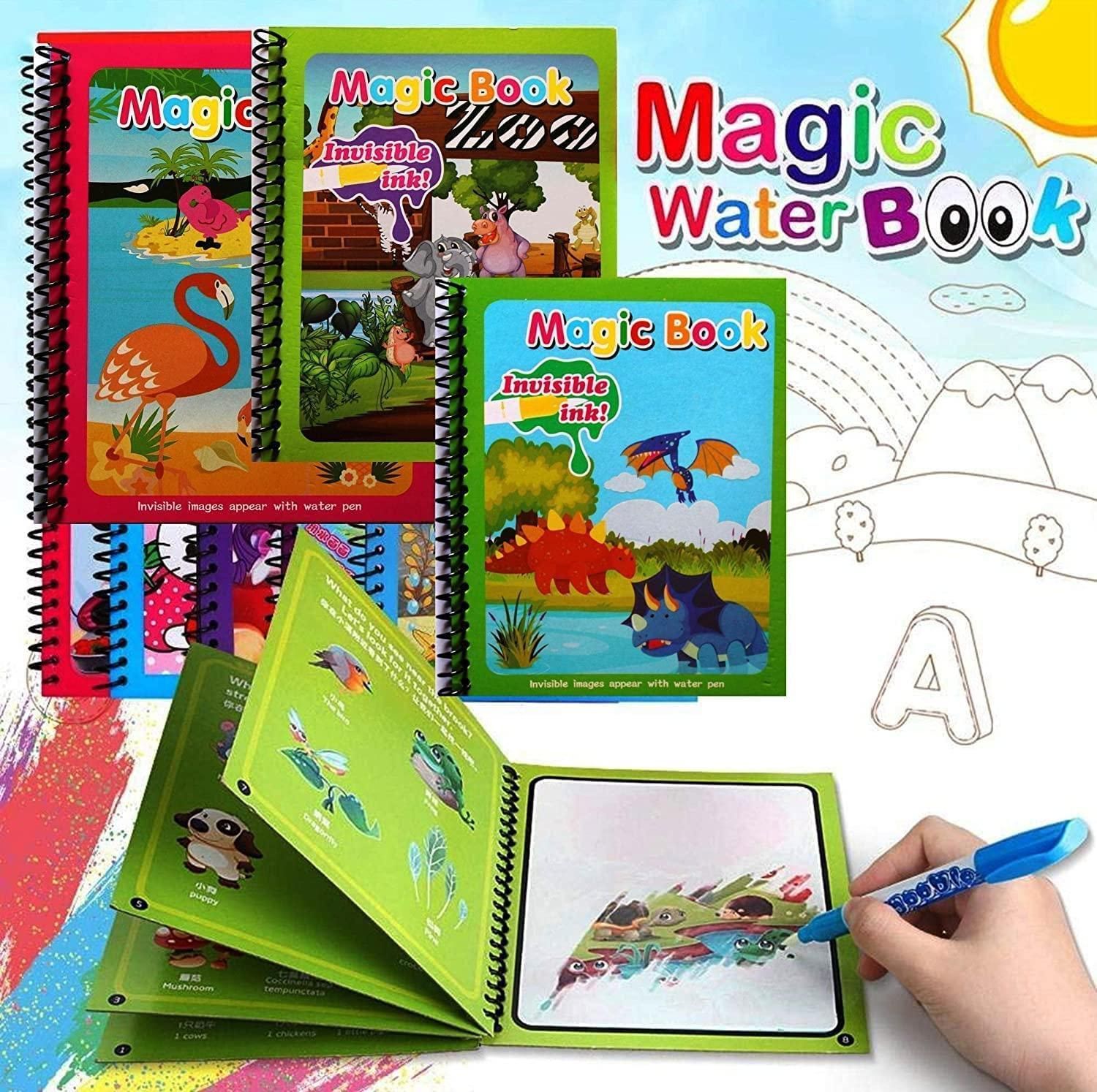 🦄MAGICAL WATER PAINTING BOOK FOR YOUR CHILD🎨 (SET OF 4)