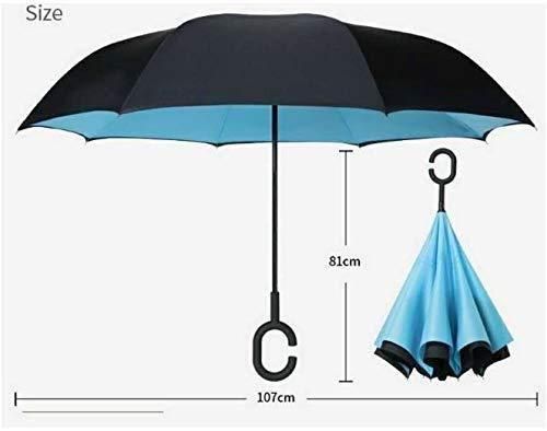 Double Layer Inverted Reversible Umbrella (Multicolor)